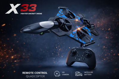X33 Fighter Aircraft Drone - Remote Control Quadcopter